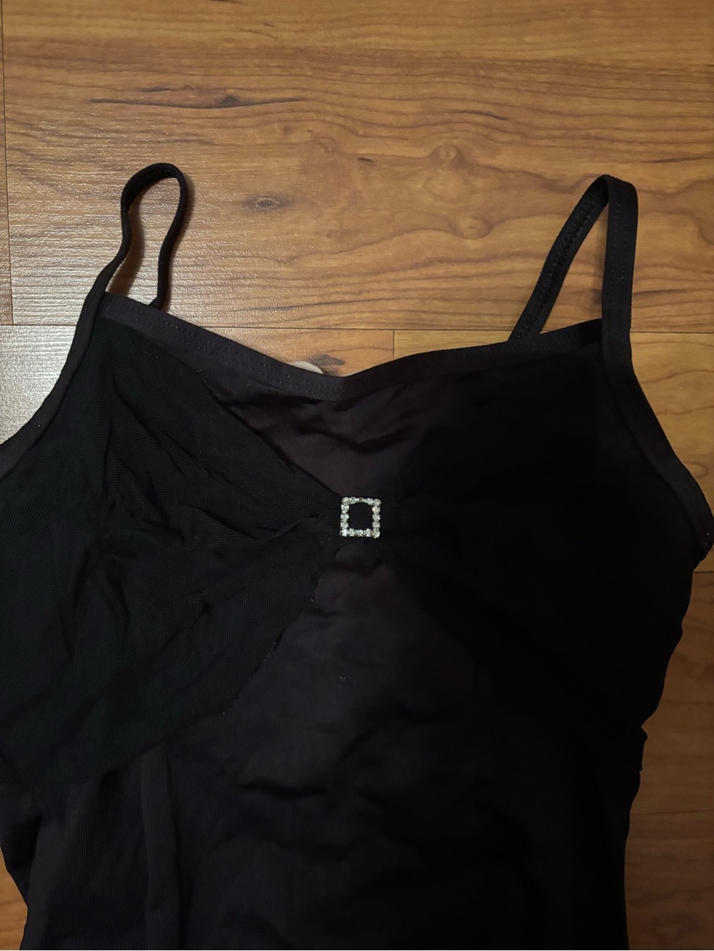 Black Rhinestone Leotard - Picture 2 of 6